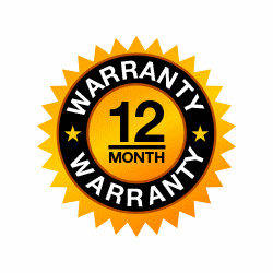 12 Month Warranty