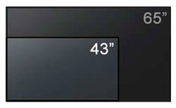 43 inch Monitor Screen